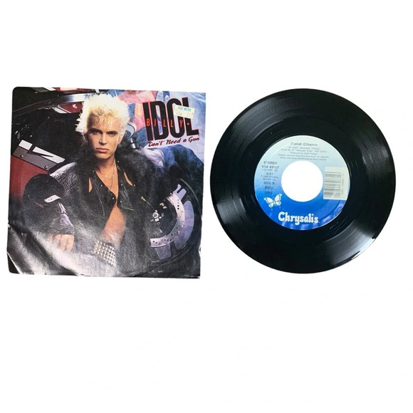 Vintage Billy Idol- Don’t Need a Gun 7” Single Vinyl - Picture 7 of 12